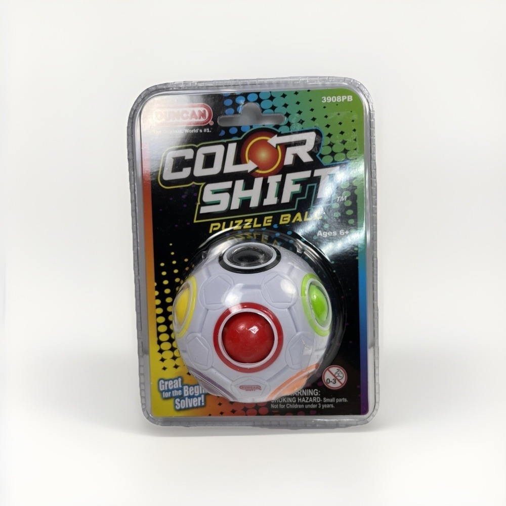 Duncan Color Shift Puzzle Ball Game new in box toy sealed sphere ball